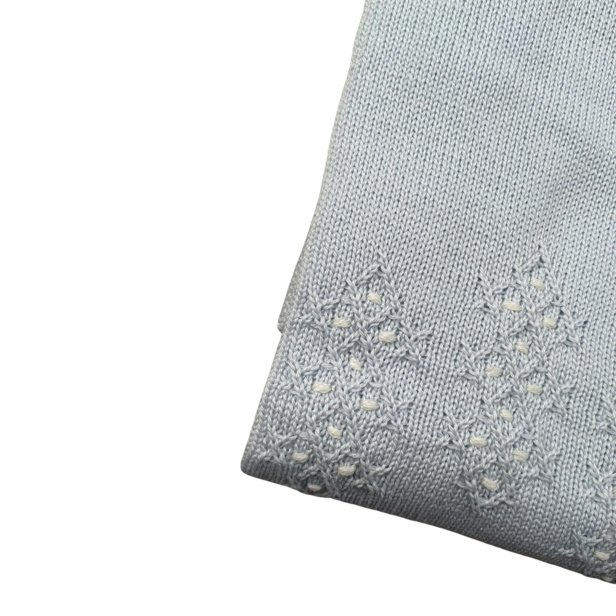 Scaldacuore Coperta tinta unita Azzurro per Neonato PS16A AZZURRO SCALDACUORE 