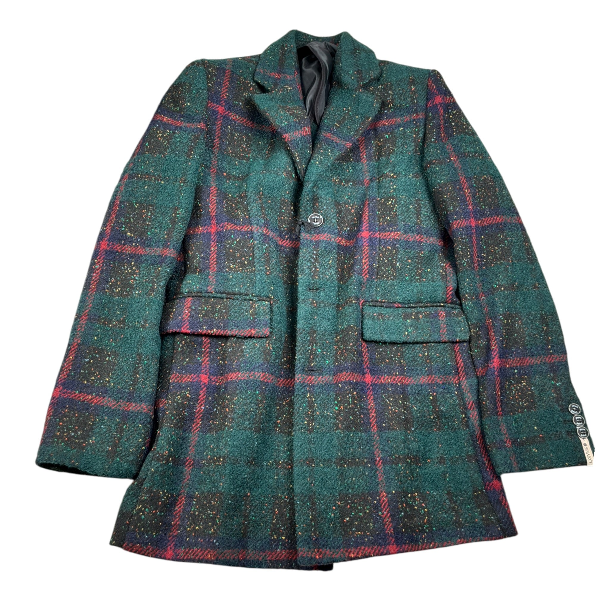 Shako' Cappotto tinta unita con Fantasia Verde per Bambino KSK0603J VERDE SHAKO' 