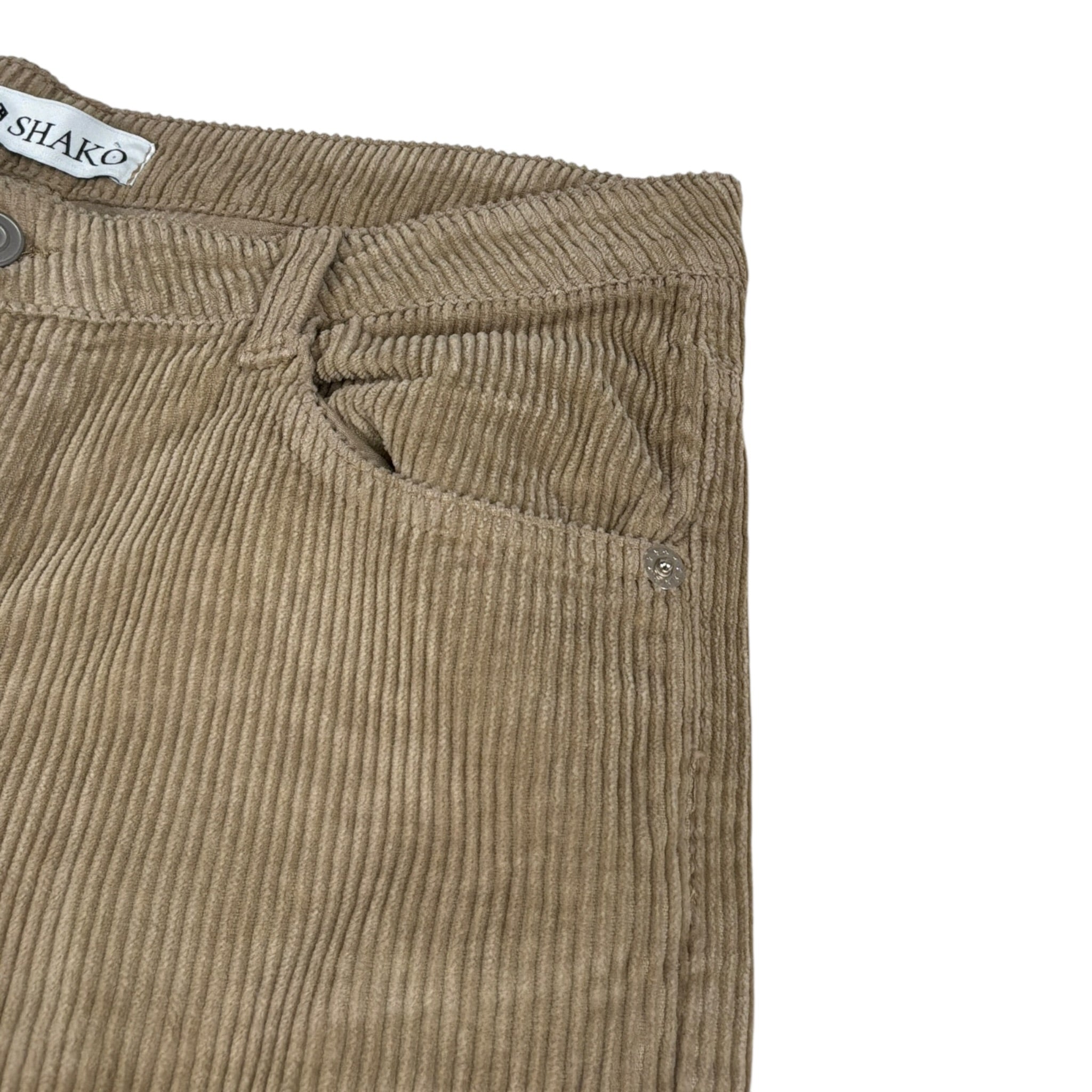 Shako' Pantalone tinta unita In Velluto Beige per Bambino PSK0422J BEIGE SHAKO' 