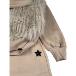 Shopart Completo 2 Pezzi Felpa-Pantalone Beige per Bambina SAJSW000590 BEIGE SHOPART 