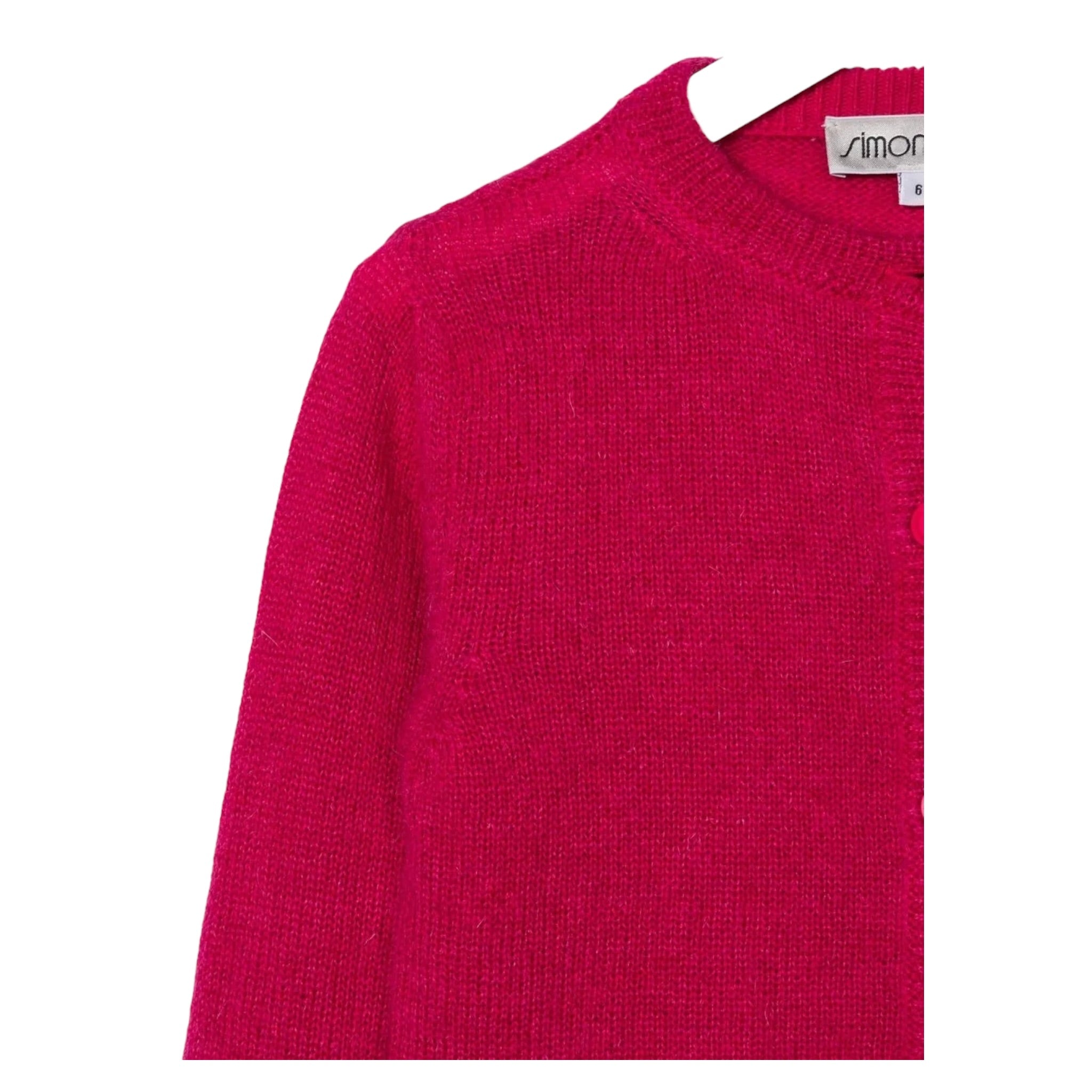 Simonetta Cardigan Tint Uita Fuxia per Bambina SV9A40J FUXIA SIMONETTA 