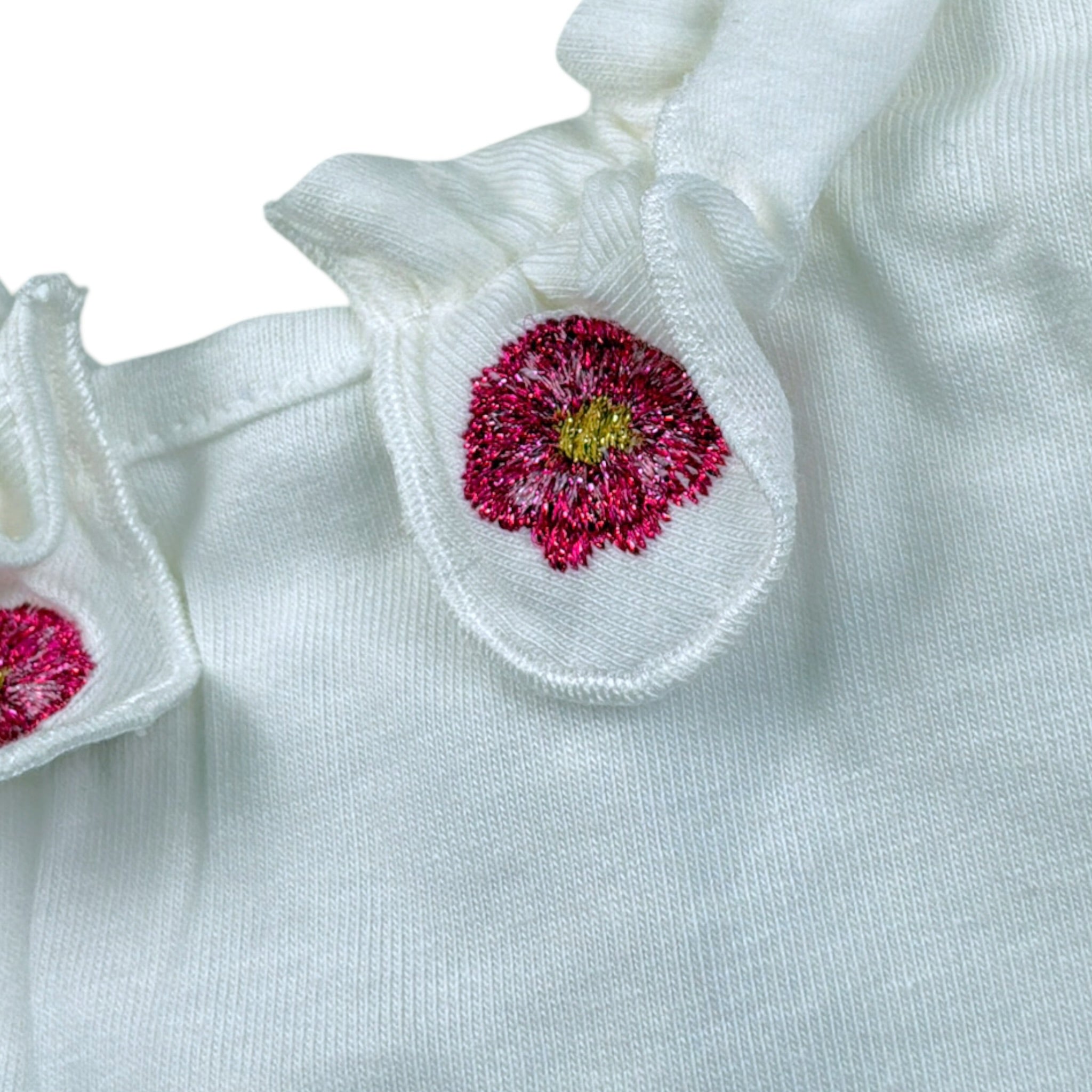 Simonetta Body tinta unita con Colletto Bianco per Neonata SVA000 BIANCO SIMONETTA 