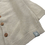Snug Cardigan tinta unita con Bottoni Beige per Neonato 930AR5W003140 BEIGE SNUG 