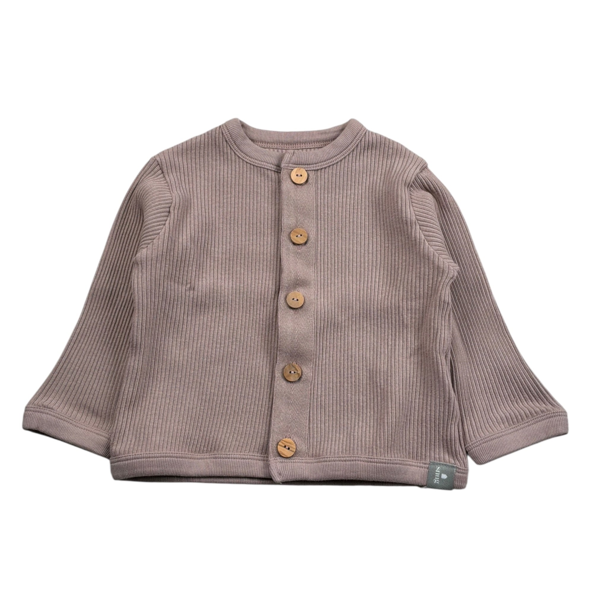 Snug Cardigan tinta unita con Bottoni Beige per Neonato 930AR5W074G20 BEIGE SNUG 