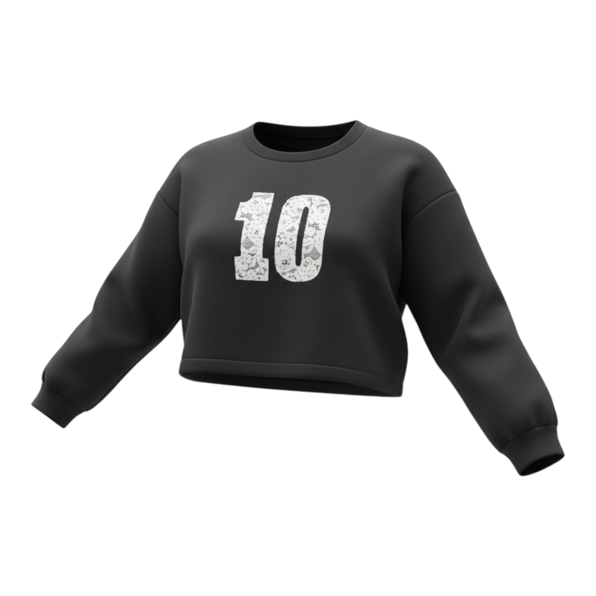 So Twee By Miss Grant Felpa tinta unita con Ricami Nero per Bambina ST0163 NERO SO TWEE BY MISS GRANT 