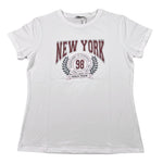 So Twee By Miss Grant T-Shirt Girocollo tinta unita con Stampa Bianco per Bambino ST0190 BIANCO SO TWEE BY MISS GRANT 