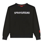 Sprayground Felpa tinta unita con Stampa Nero per Bambino SPY1351GBLK NERO SPRAYGROUND 