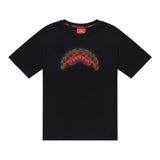 Sprayground T-Shirt tinta unita con Stampa Nero per Bambino SPY1366BLK NERO SPRAYGROUND 