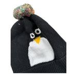 Stella Mccartney Cappello tinta unita con Pon Pon Nero per Neonato TT0557 NERO STELLA McCARTNEY 