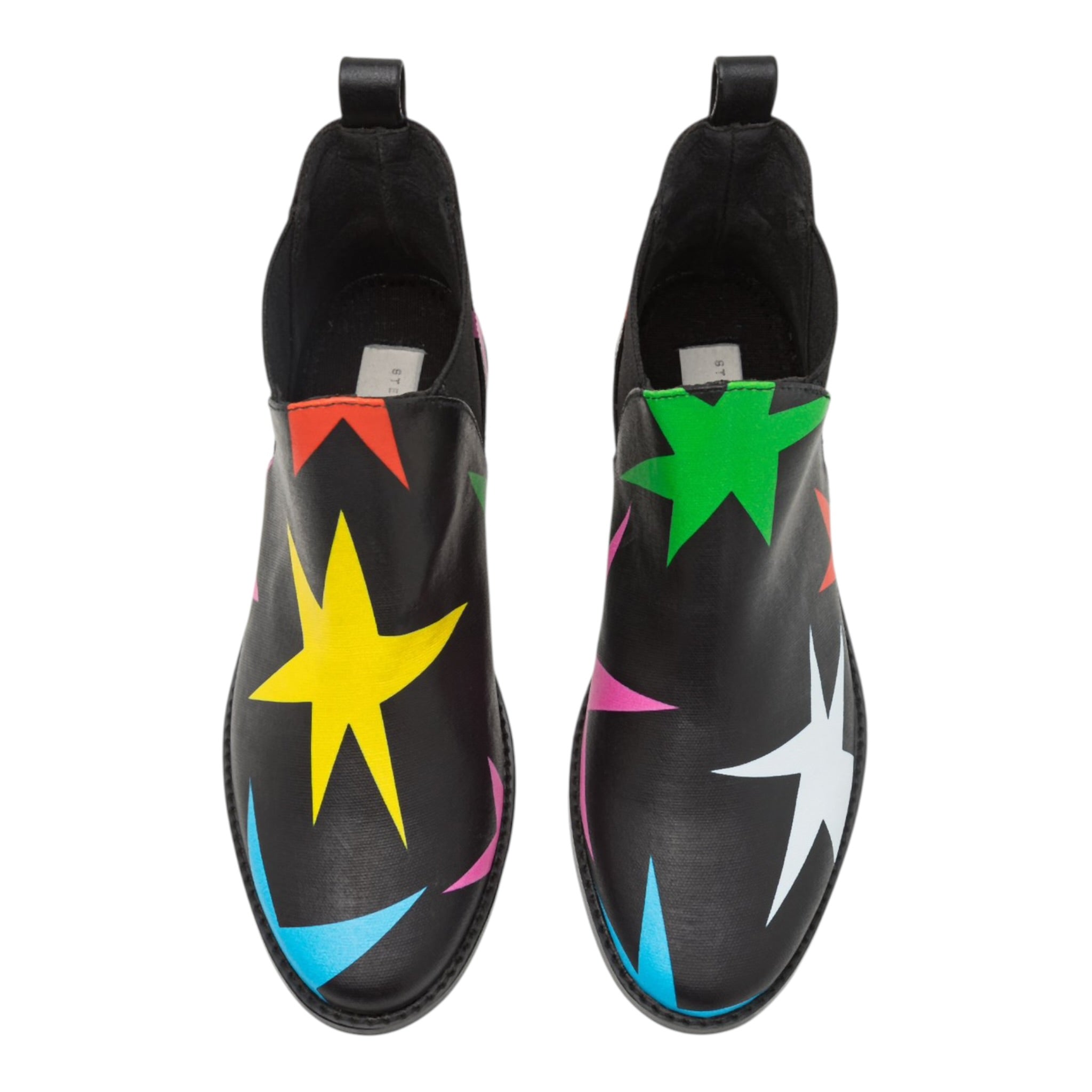 Stella Mccartney Stivali tinta unita con Stelle Nero per Bambina TV0D16 NERO STELLA McCARTNEY 