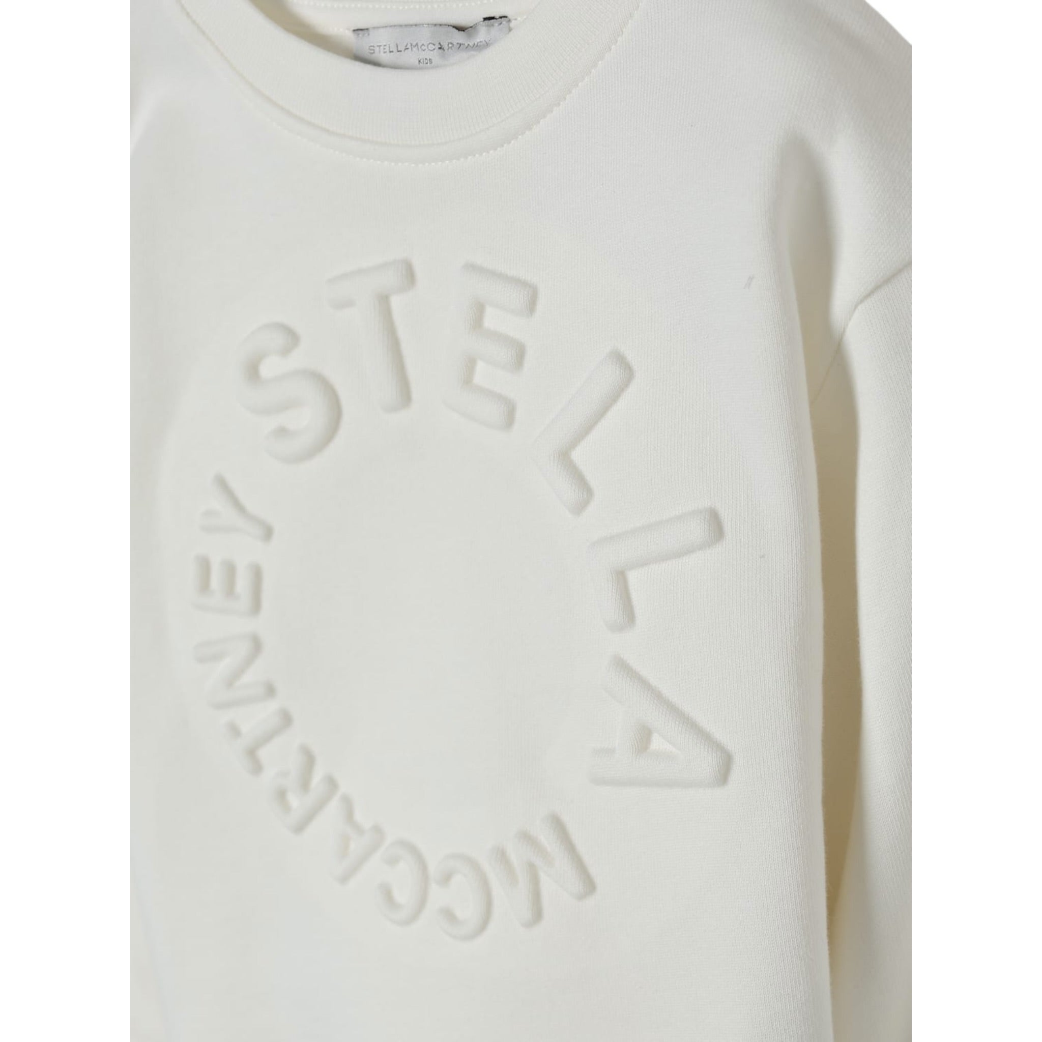 Stella Mccartney Felpa Chiusa Girocollo tinta unita Bianco per Bambina TV4P30 BIANCO STELLA McCARTNEY 