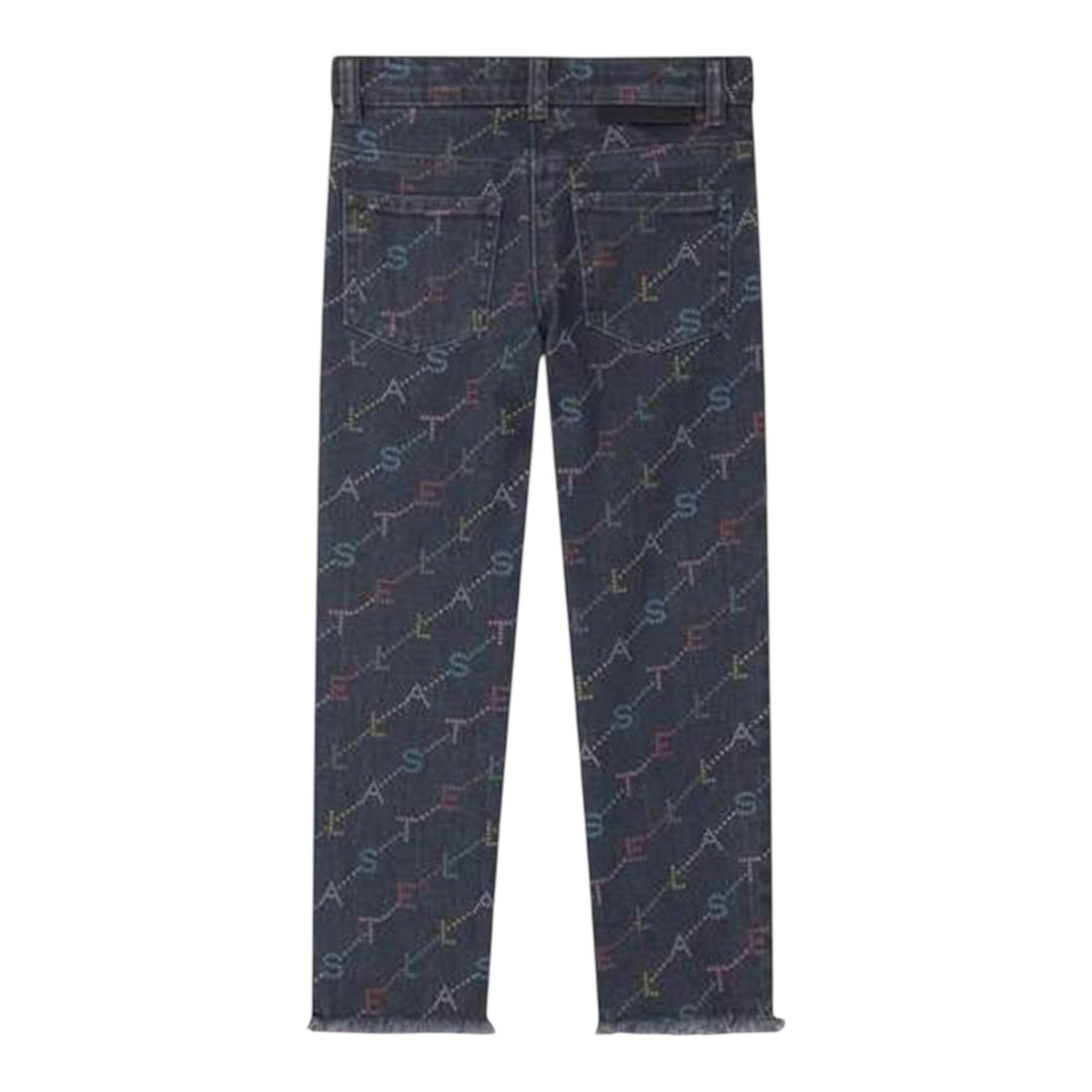 Stella Mccartney Jeans tinta unita Logato Blu per Bambina TV6D00 BLU STELLA McCARTNEY 