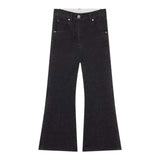 Stella Mccartney Jeans tinta unita Modello A Zampa Nero per Bambina TV6D40 NERO STELLA McCARTNEY 