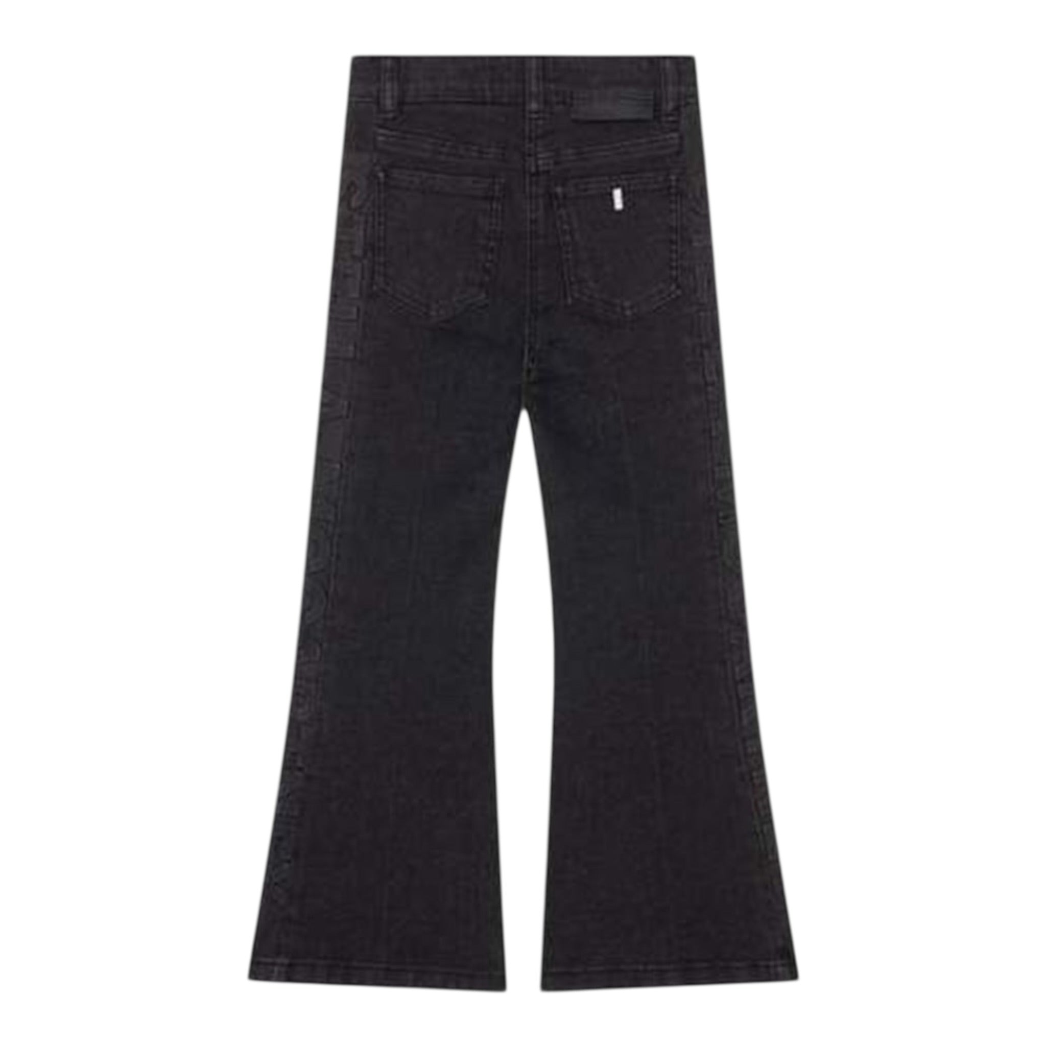 Stella Mccartney Jeans tinta unita Modello A Zampa Nero per Bambina TV6D40 NERO STELLA McCARTNEY 