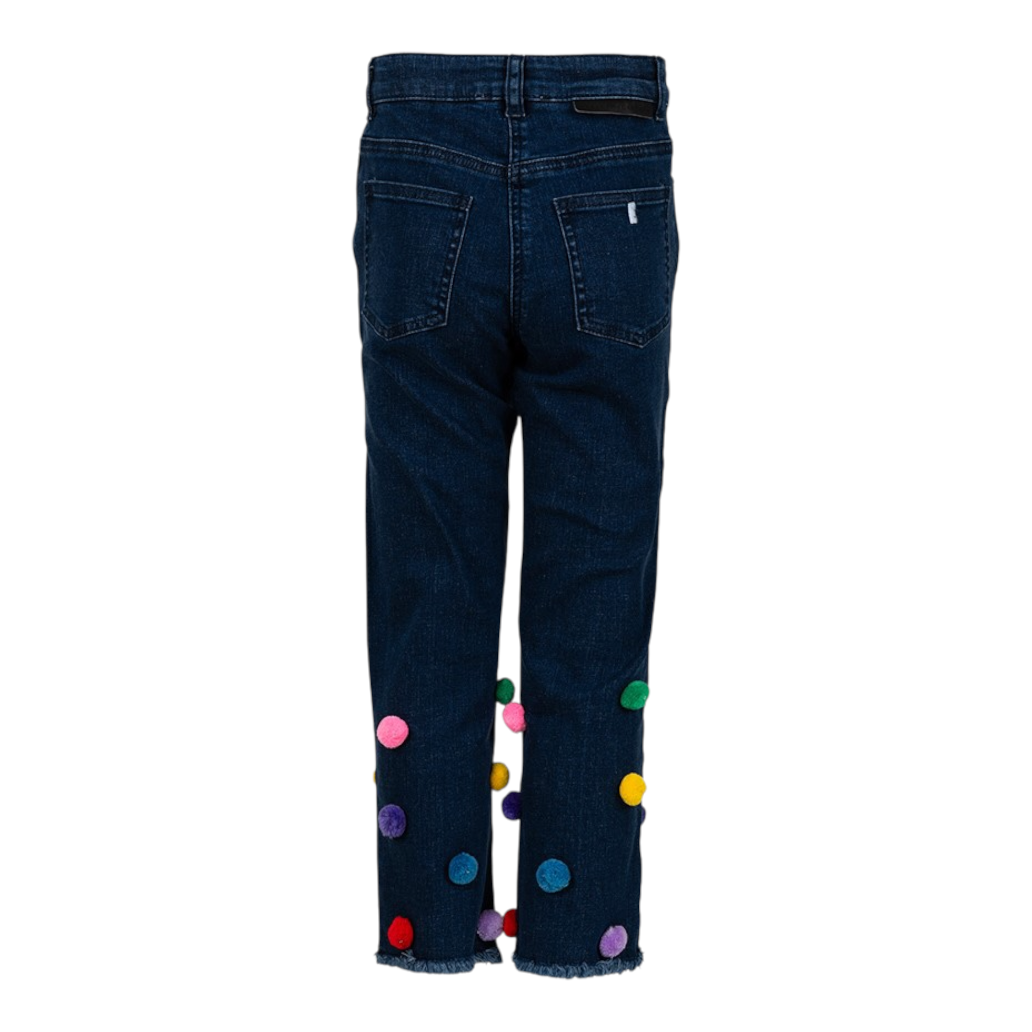 Stella Mccartney Jeans tinta unita con Applicazioni Blu per Bambina TV8E70 BLU STELLA McCARTNEY 