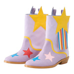 Stella Mccartney Stivali Camperos Stampa Fantasia Lilla per Bambina TW0C06 LILLA STELLA McCARTNEY 