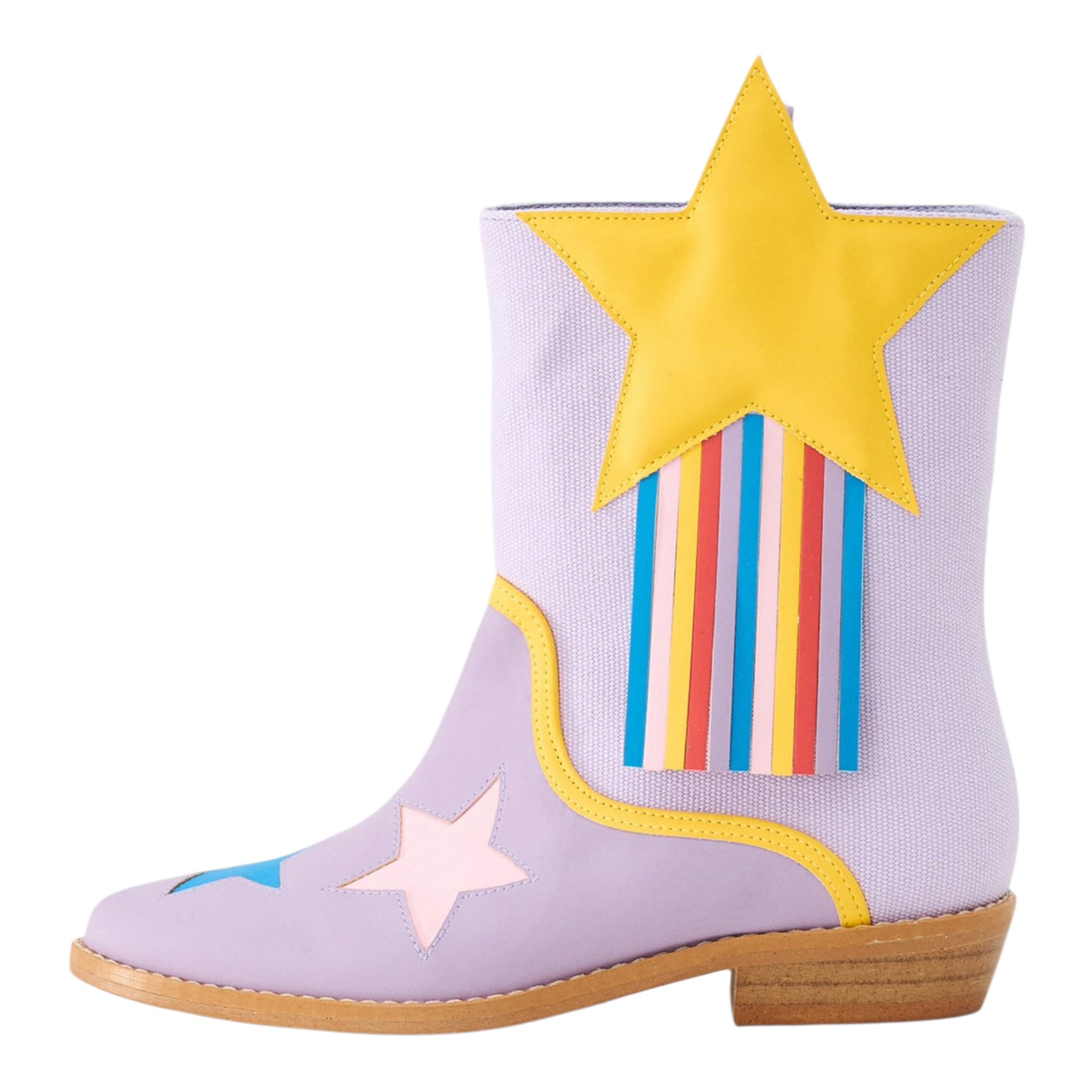 Stella Mccartney Stivali Camperos Stampa Fantasia Lilla per Bambina TW0C06X LILLA STELLA McCARTNEY 