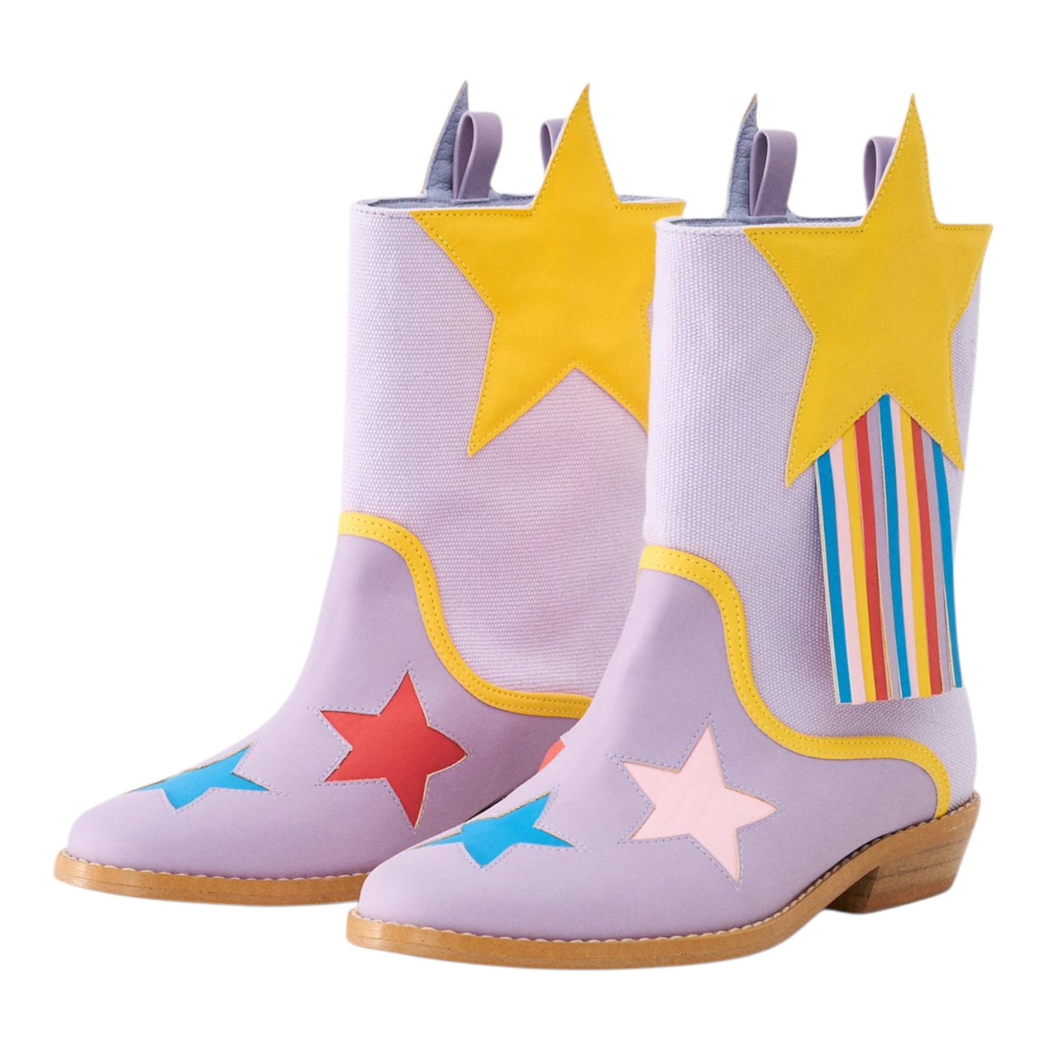Stella Mccartney Stivali Camperos Stampa Fantasia Lilla per Bambina TW0C06X LILLA STELLA McCARTNEY 
