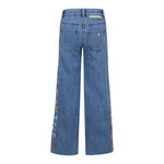Stella Mccartney Jeans tinta unita con Stampa Azzurro per Bambina TW6E40 AZZURRO STELLA McCARTNEY 