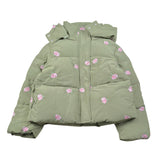 Stella Mccartney Giubbino tinta unita con Zip E Cappuccio Verde per Bambina TX2C77 VERDE STELLA McCARTNEY 