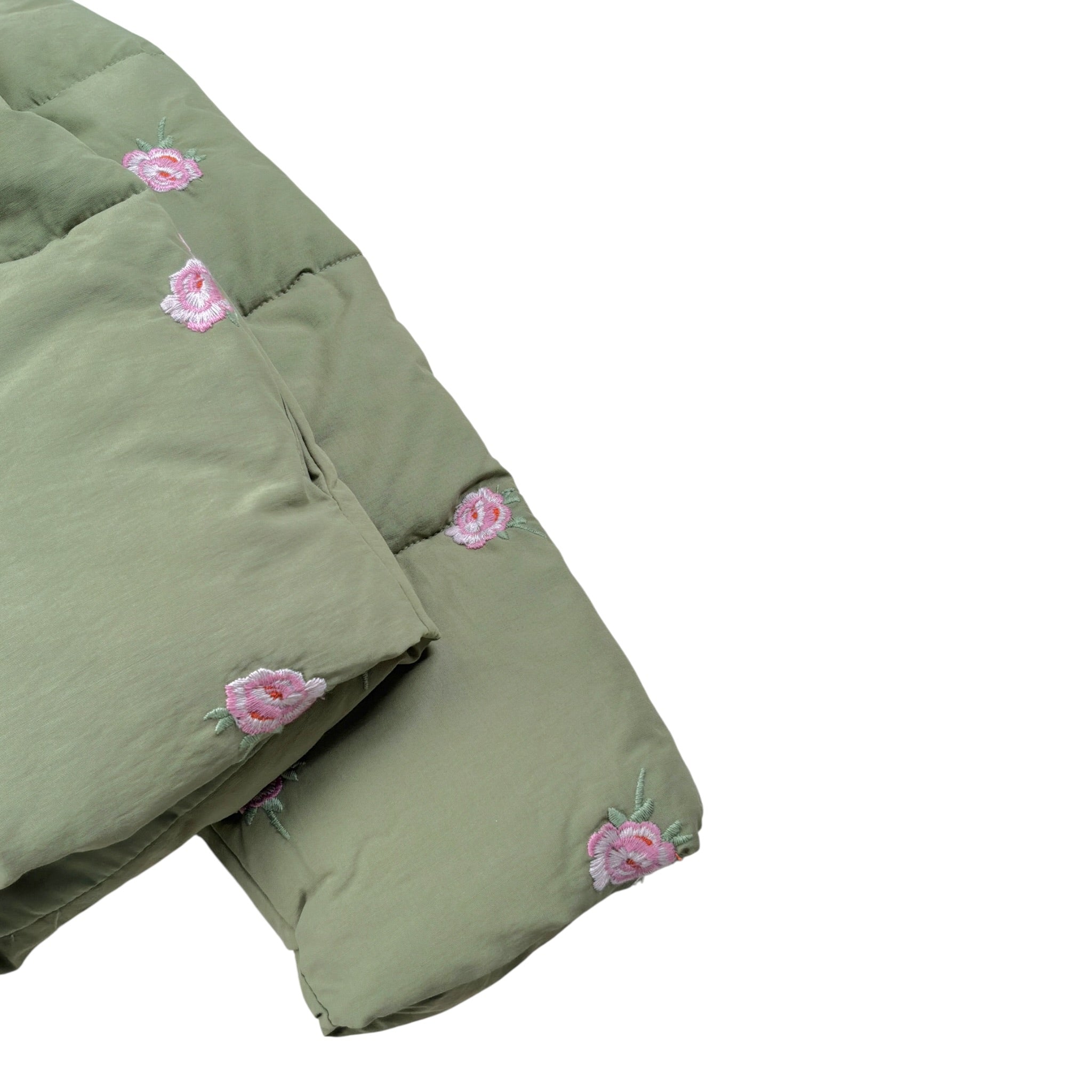 Stella Mccartney Giubbino tinta unita con Zip E Cappuccio Verde per Bambina TX2C77 VERDE STELLA McCARTNEY 