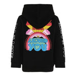 Stella Mccartney Felpa Chiusa con Cappuccio tinta unita con Logo Nero per Bambina TX4B90X NERO STELLA McCARTNEY 