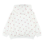Stella Mccartney Felpa Chiusa con Cappuccio tinta unita con Stampe Panna per Bambina TX4C60 PANNA STELLA McCARTNEY 