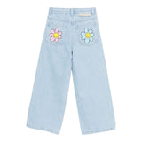 Stella Mccartney Jeans tinta unita Modello Palazzo Azzurro per Bambina TX6A00X AZZURRO STELLA McCARTNEY 