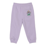 Stella Mccartney Pantalone Tuta tinta unita con Logo Lilla per Bambina TX6A80 LILLA STELLA McCARTNEY 
