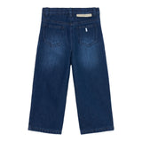 Stella Mccartney Jeans tinta unita con Stampe Blu per Bambina TX6B90 BLU STELLA McCARTNEY 