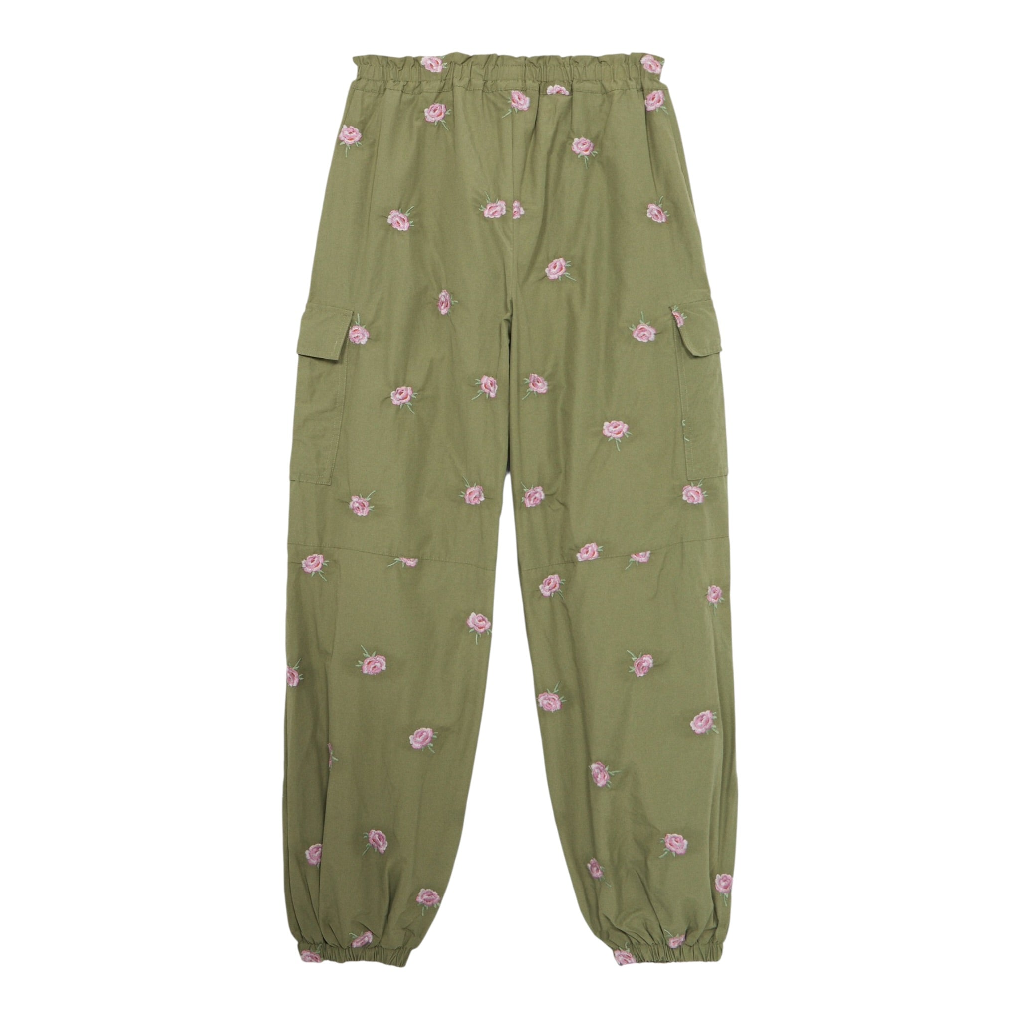 Stella Mccartney Pantalone tinta unita con Elastico In Vita Verde per Bambina TX6D20 VERDE STELLA McCARTNEY 