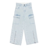 Stella Mccartney Jeans tinta unita Modello Palazzo Azzurro per Bambina TX6D30 AZZURRO STELLA McCARTNEY 