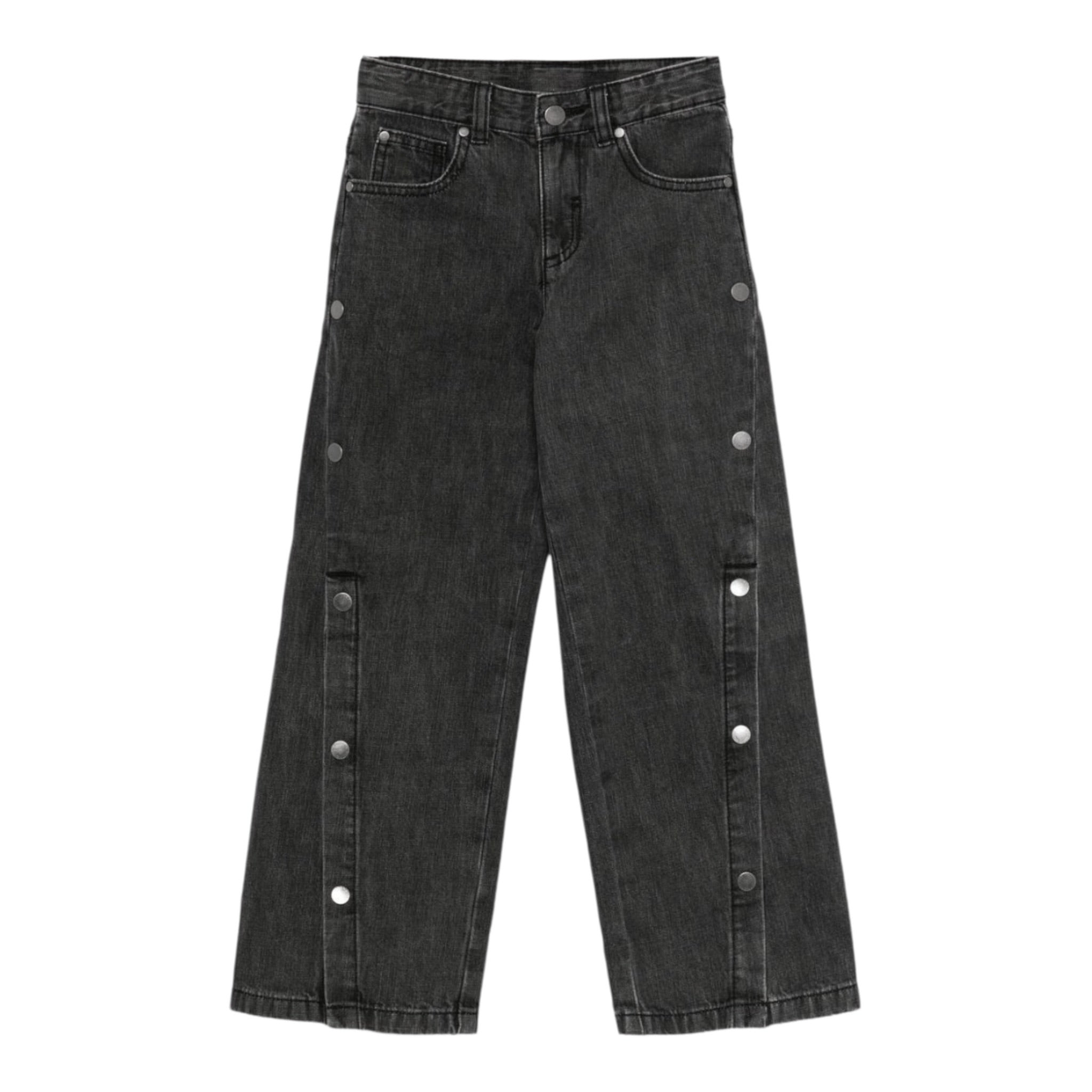 Stella Mccartney Jeans tinta unita Modello Palazzo Nero per Bambina TX6D40 NERO STELLA McCARTNEY 