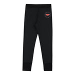 Stella Mccartney Leggins tinta unita con Logo Nero per Bambina TX6E40 NERO STELLA McCARTNEY 