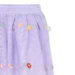 Stella Mccartney Gonna tinta unita In Tulle E Ricami Lilla per Neonata TX7001X LILLA STELLA McCARTNEY 