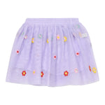 Stella Mccartney Gonna tinta unita In Tulle E Ricami Lilla per Neonata TX7001X LILLA STELLA McCARTNEY 