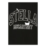 Stella Mccartney T-Shirt Girocollo tinta unita con Stampa Nero per Bambino TX8C31 NERO STELLA McCARTNEY 