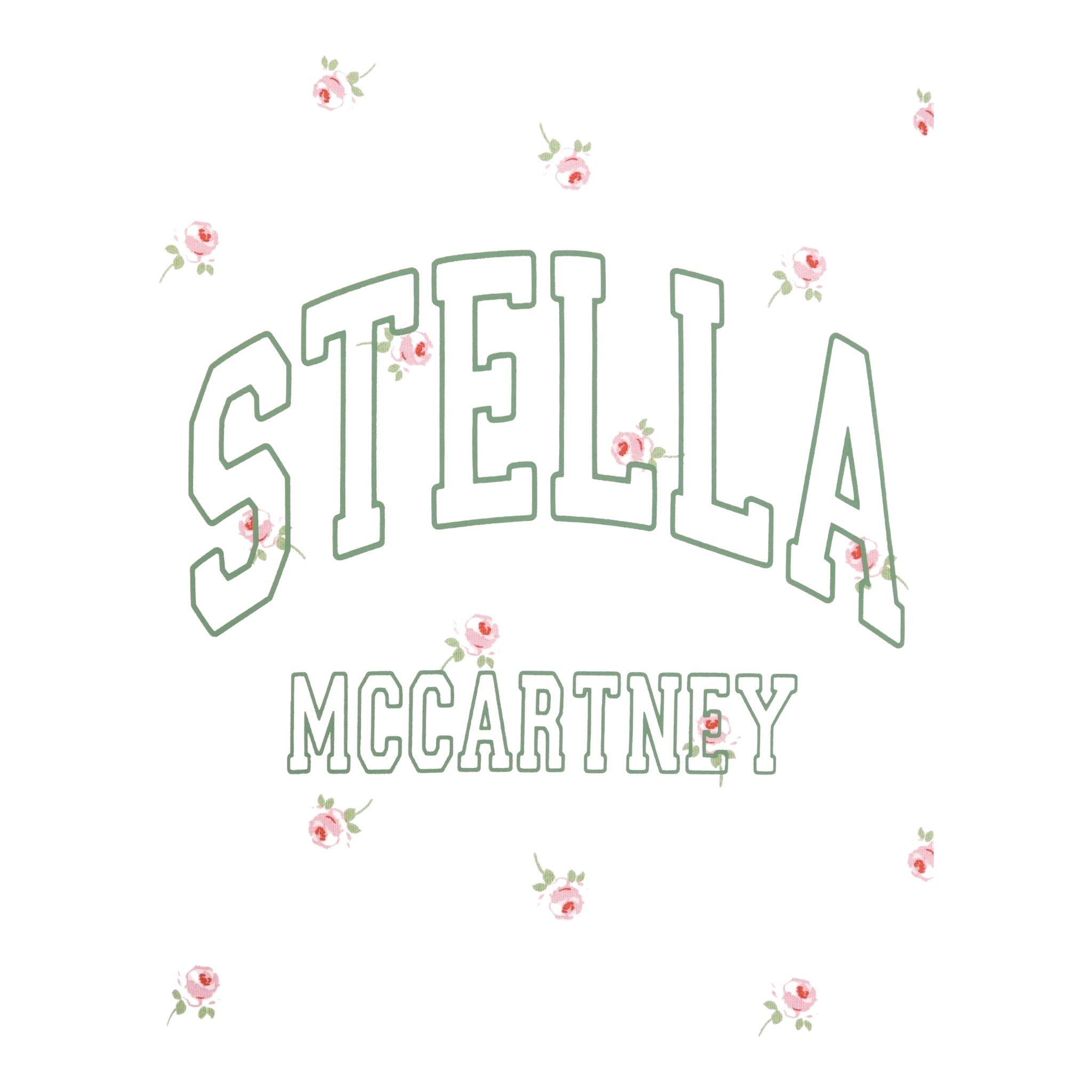 Stella Mccartney T-Shirt Girocollo tinta unita con Stampe Bianco per Neonata TX8C61 BIANCO STELLA McCARTNEY 