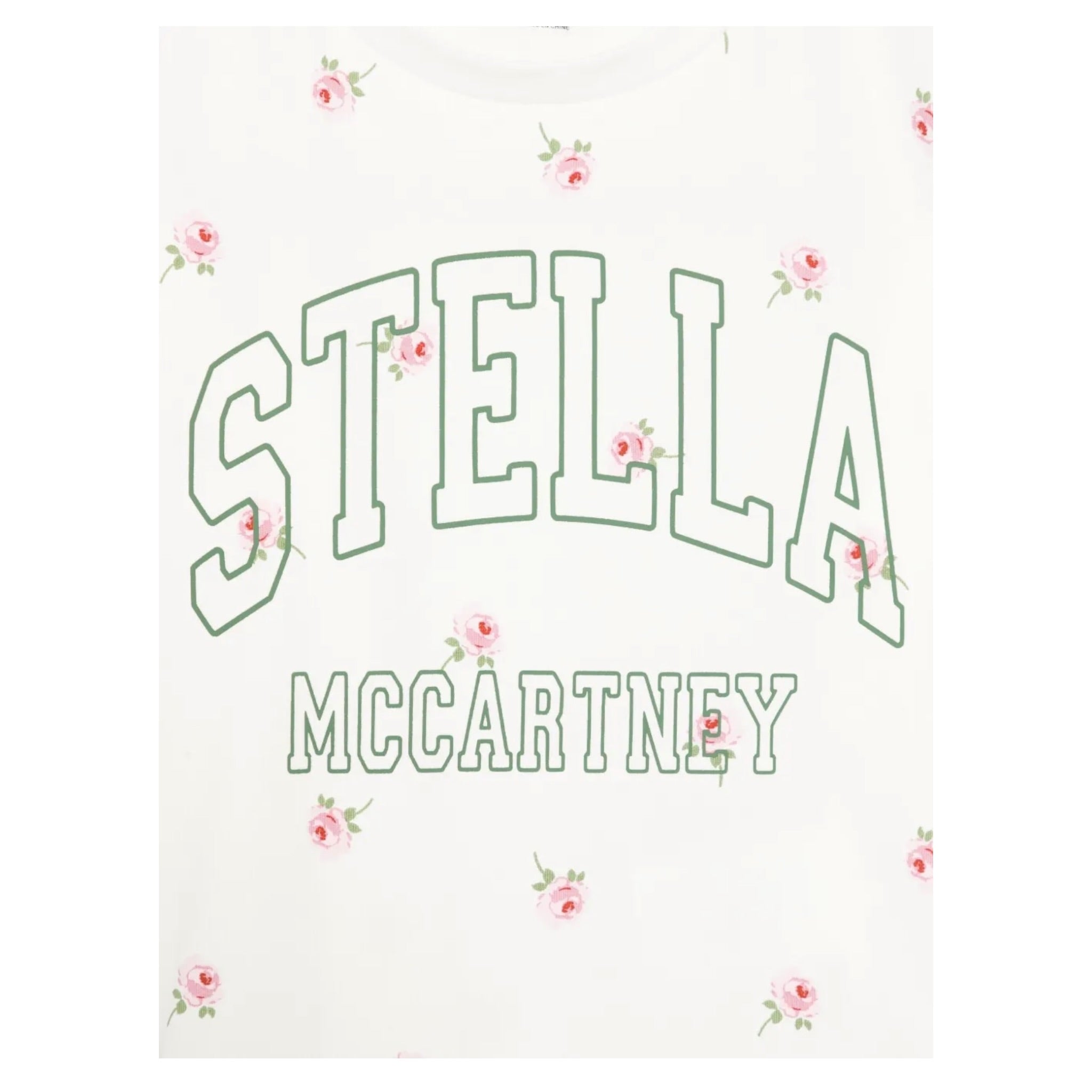 Stella Mccartney T-Shirt Girocollo tinta unita con Stampe Bianco per Bambina TX8C61XX BIANCO STELLA McCARTNEY 