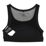 Stella Mccartney Top Giromanica tinta unita con Stampa Nero per Bambina TX8D32 NERO STELLA McCARTNEY 