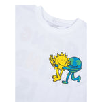 Stella Mccartney Shirt Girocollo tinta unita con Stampa Bianco per Bambino TX8P30 BIANCO STELLA McCARTNEY 