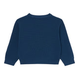 Stella Mccartney Maglia Girocollo tinta unita con Ricami Blu per Bambino TX9P10 BLU STELLA McCARTNEY 