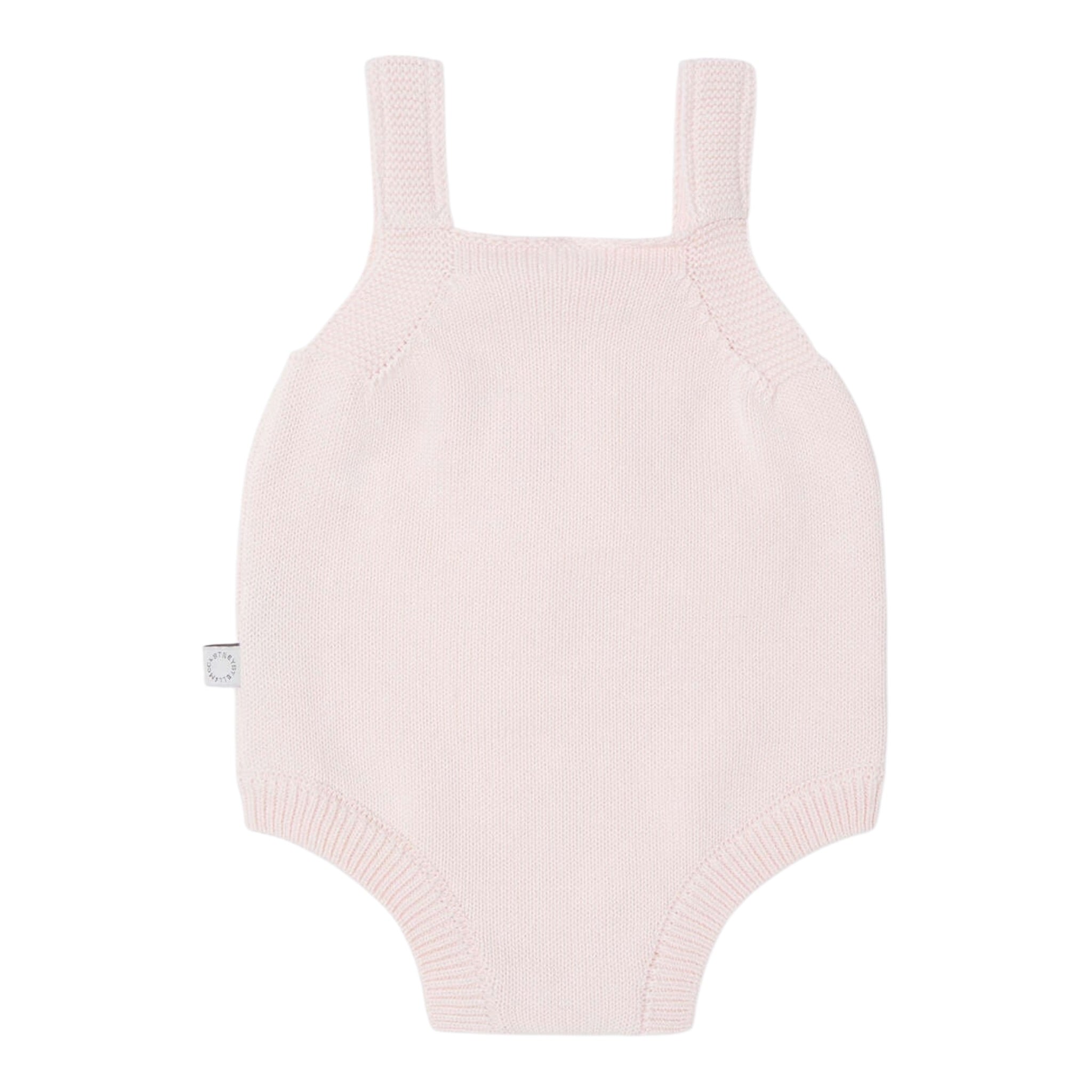 Stella Mccartney Body Giromanica tinta unita con Ricami Rosa per Neonata TXA022 ROSA STELLA McCARTNEY 