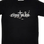 Stone Island T-Shirt tinta unita con Logo Nero per Bambino K2S16210100010 NERO STONE ISLAND 