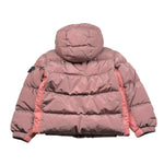 Stone Island Giubbino tinta unita con Zip E Cappuccio Rosa per Bambina K2S164100010 ROSA STONE ISLAND 