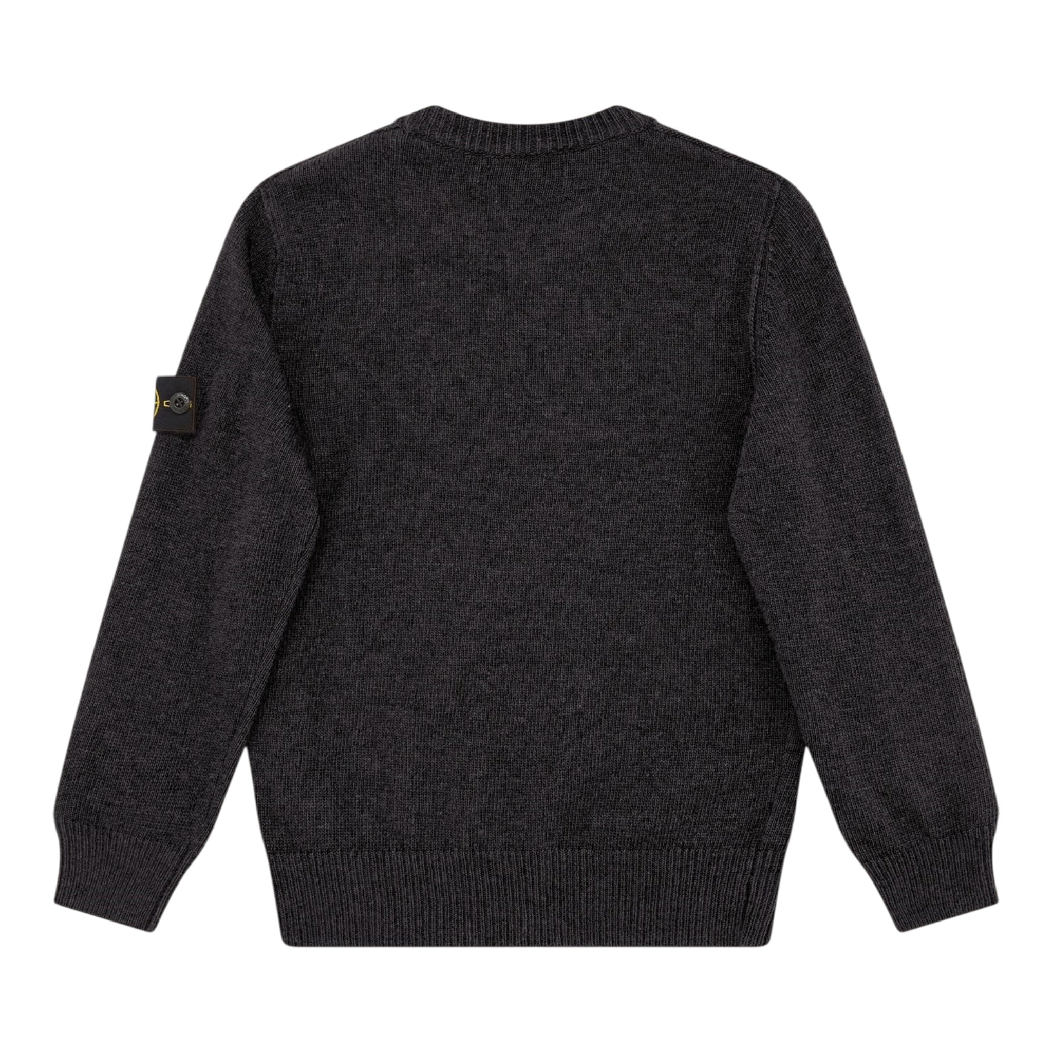 Stone Island Maglia tinta unita Girocollo Nero per Bambino K2S165100007 NERO STONE ISLAND 