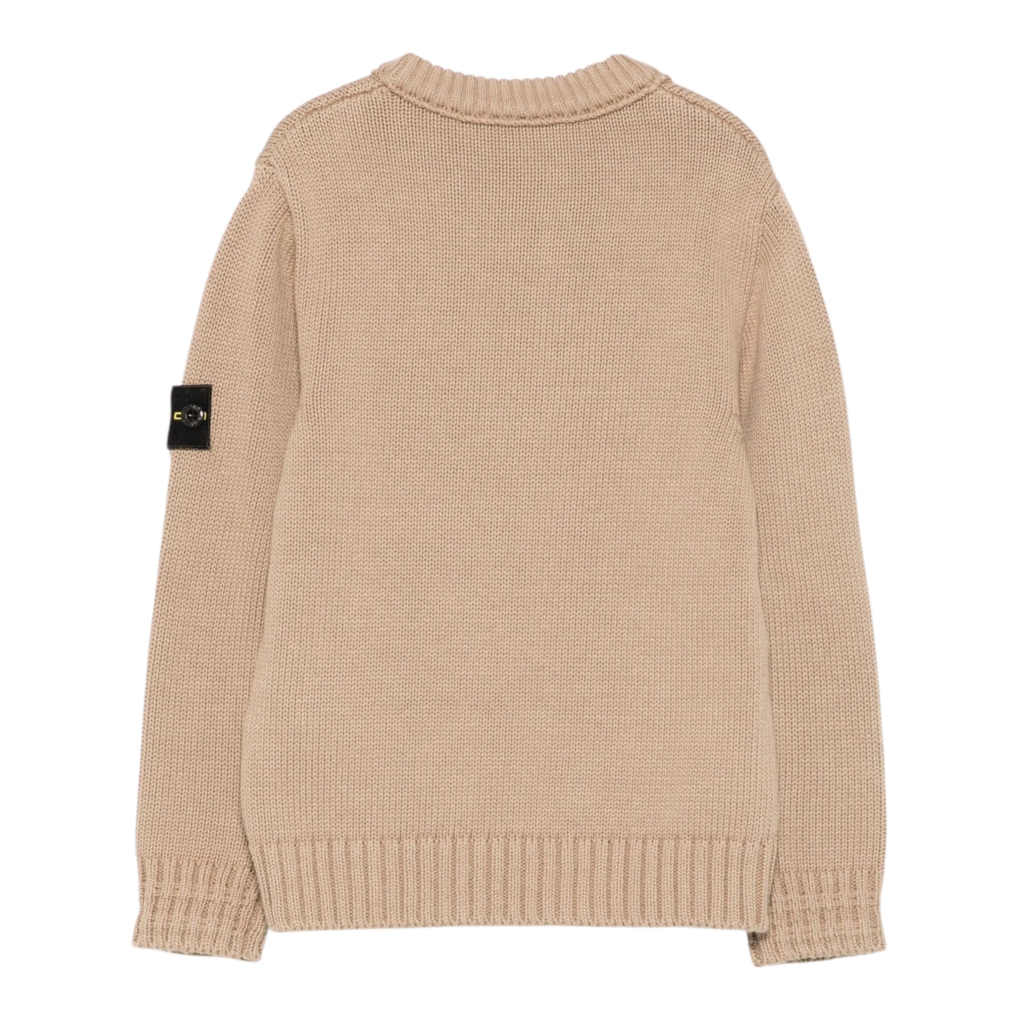Stone Island Maglia tinta unita Girocollo Sabbia per Bambino K2S165100019 SABBIA STONE ISLAND 