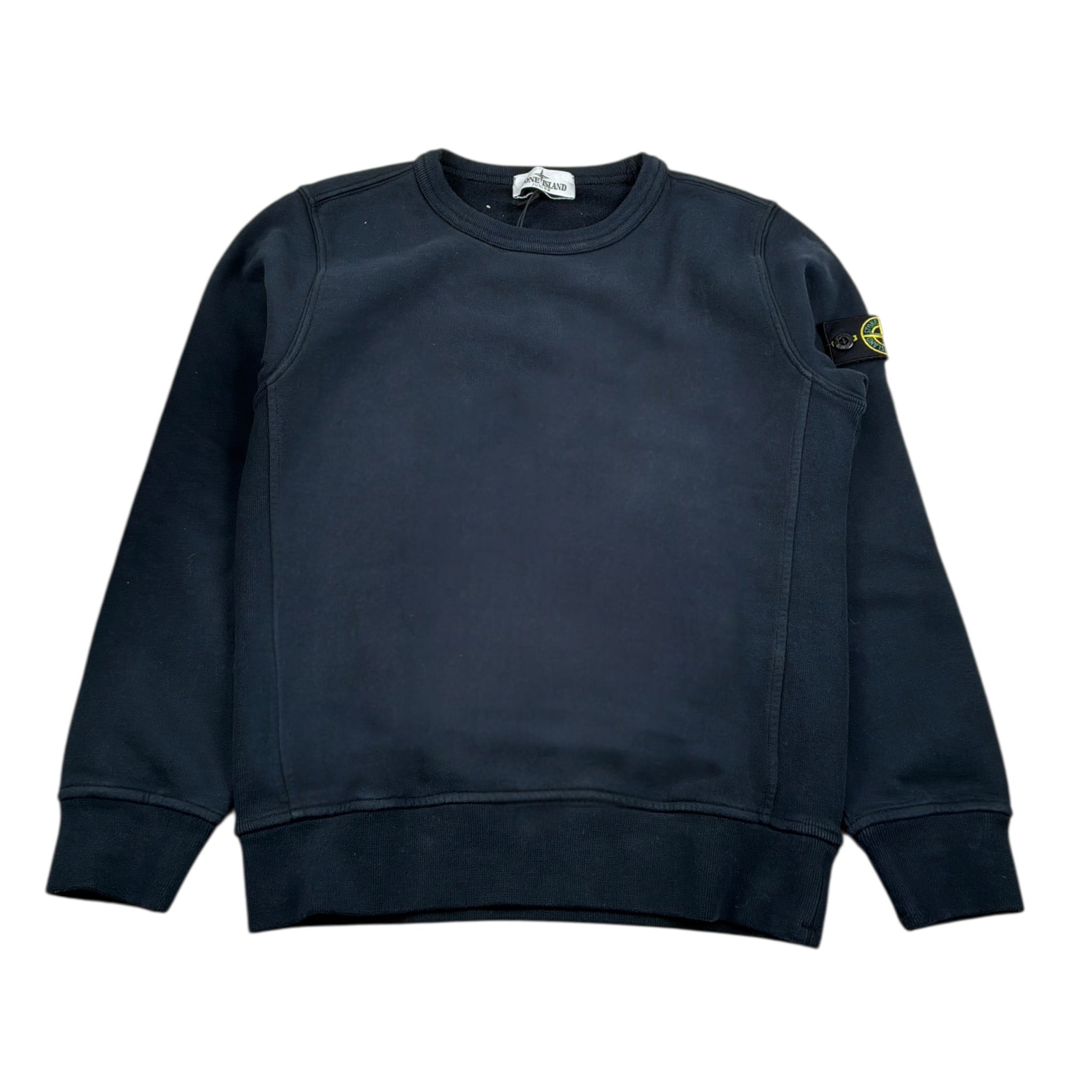 Stone Island Felpa tinta unita Girocollo Blu per Bambino K2S166100001 BLU STONE ISLAND 