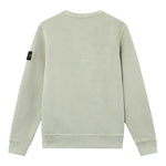 Stone Island Felpa Girocollo tinta unita con Logo Verde per Bambino K2S166100019 VERDE STONE ISLAND 