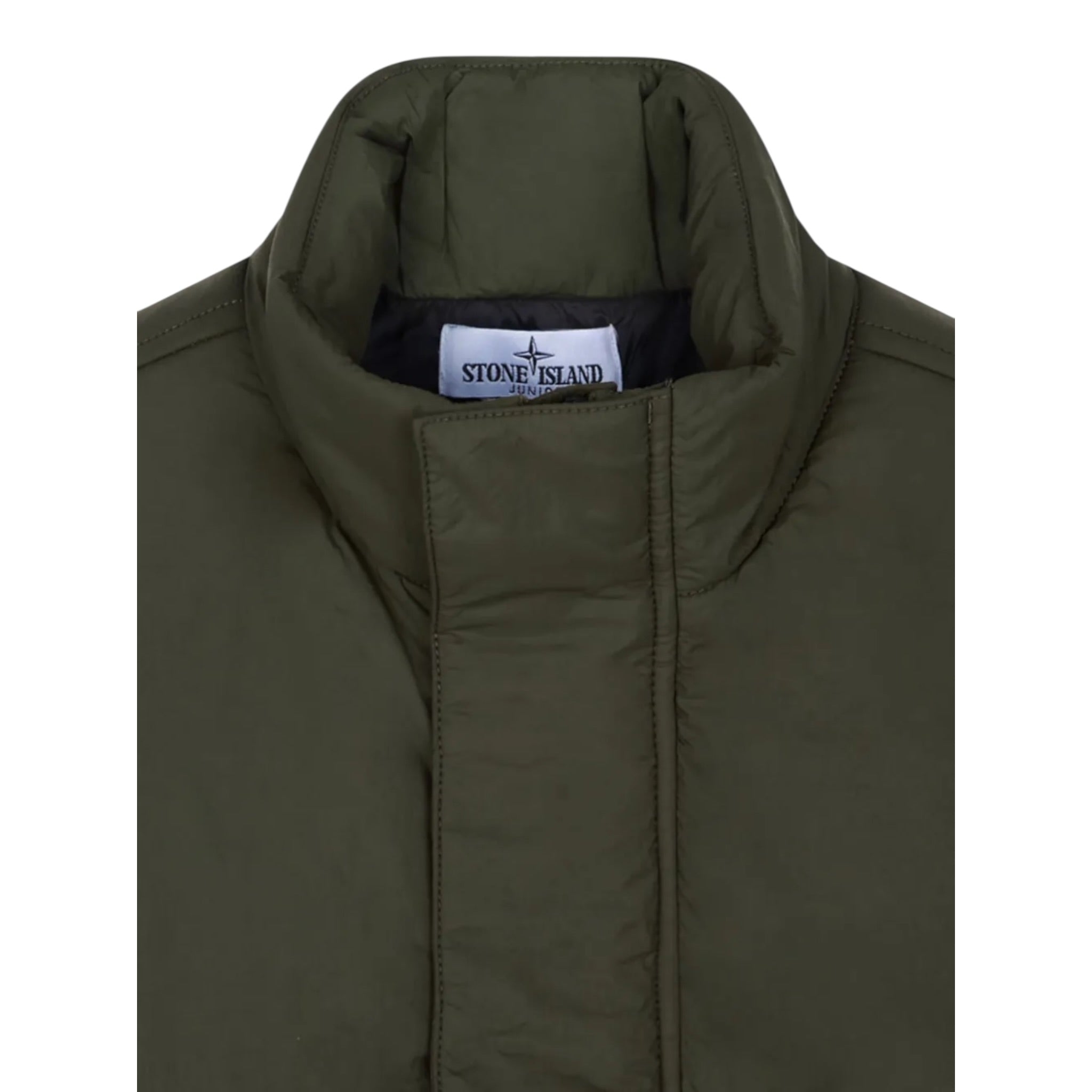 Stone Island Giubbino tinta unita Smanicato Verde per Bambino K2S16G100004 VERDE STONE ISLAND 